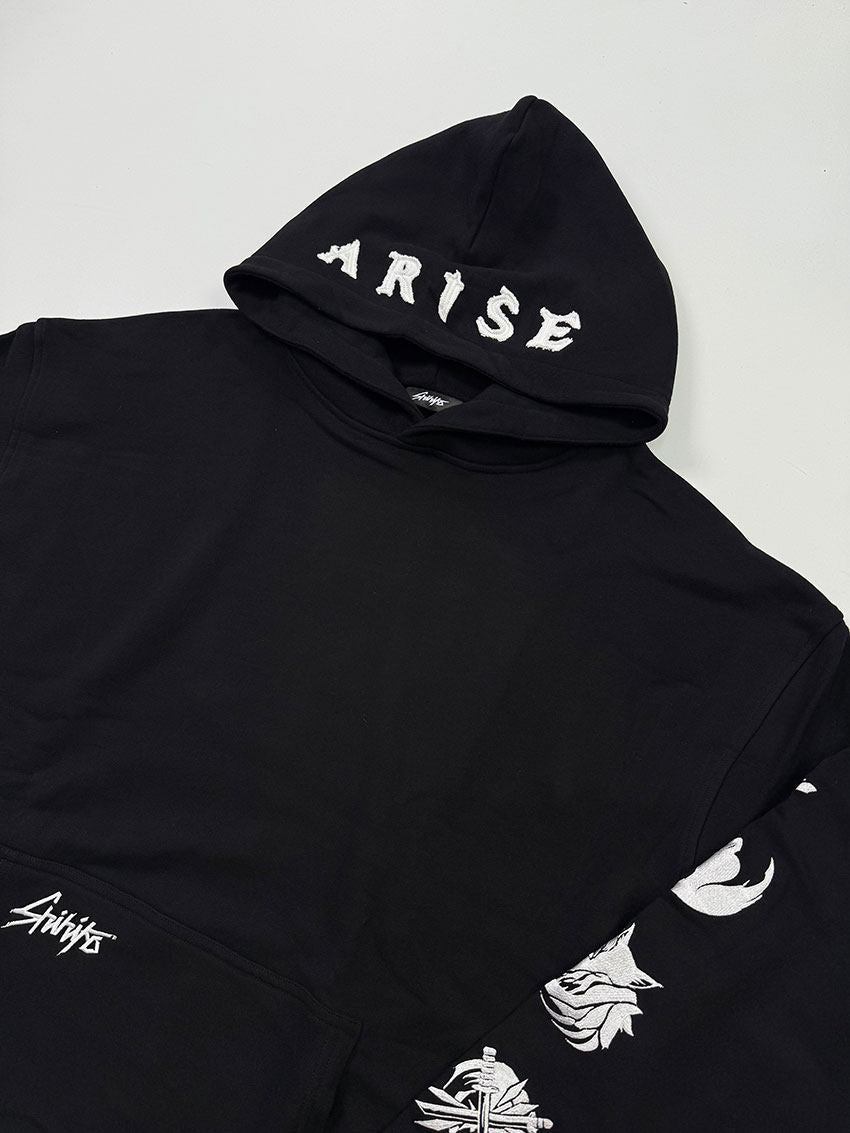 Solo Leveling Embroidered Hoodie