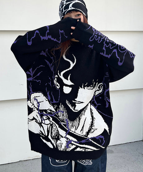 Solo Leveling Song Jin Wu Oversized Sweater