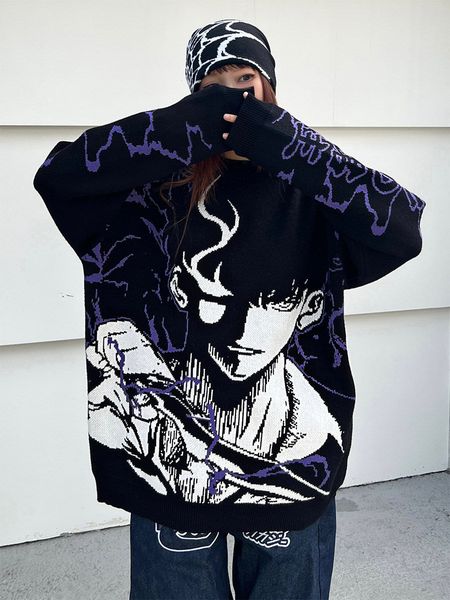 Solo Leveling Song Jin Wu Oversized Sweater