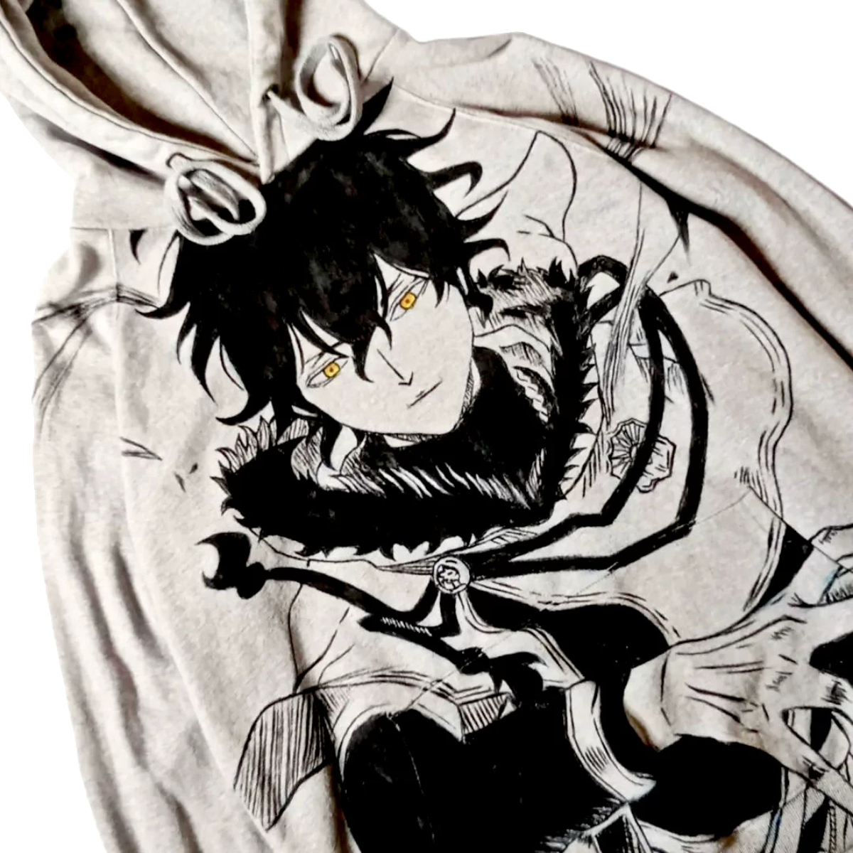 Black Clover Yuno Grinberryall Spray Painting Hoodie Pre-Order