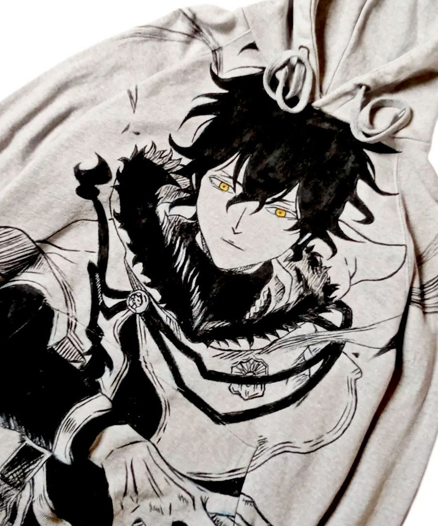 Black Clover Yuno Grinberryall Spray Painting Hoodie Pre-Order