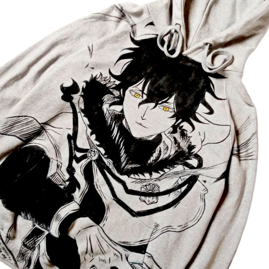 Black Clover Yuno Grinberryall Spray Painting Hoodie Pre-Order
