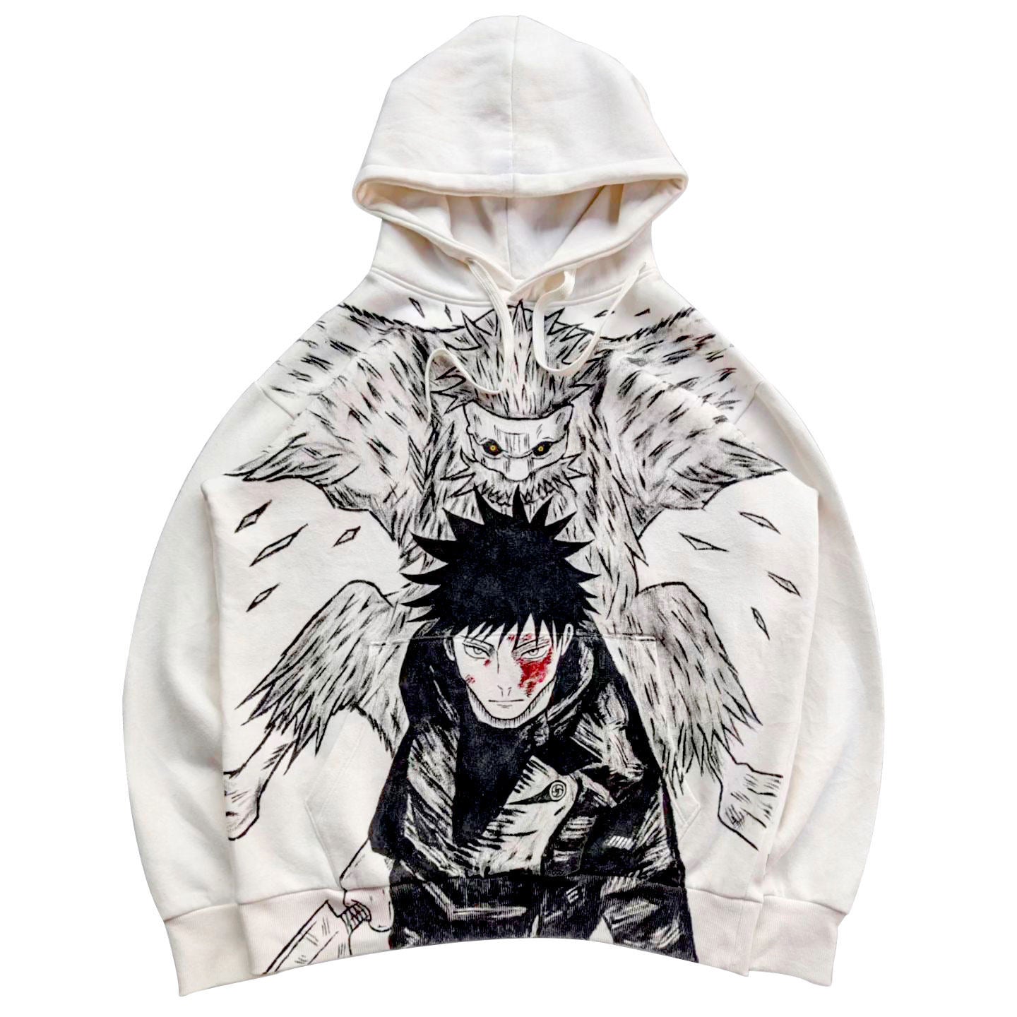 Megumi Fushiguro Spray Painting Hoodie Pre-Order