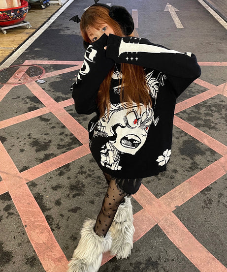 Black Clover Asta Oversized Sweater