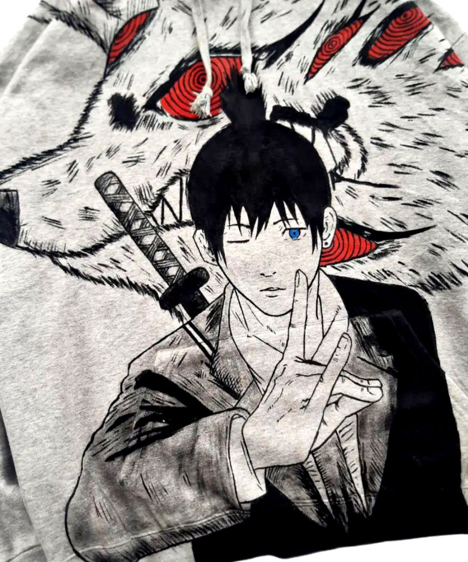 Megumi Fushiguro Spray Painting Hoodie Pre-Order