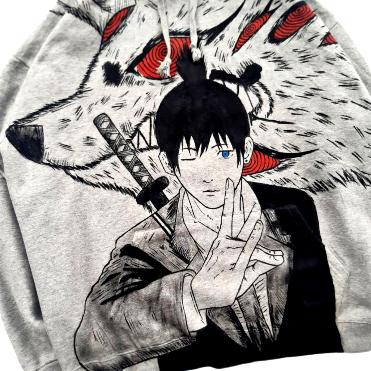 Megumi Fushiguro Spray Painting Hoodie Pre-Order