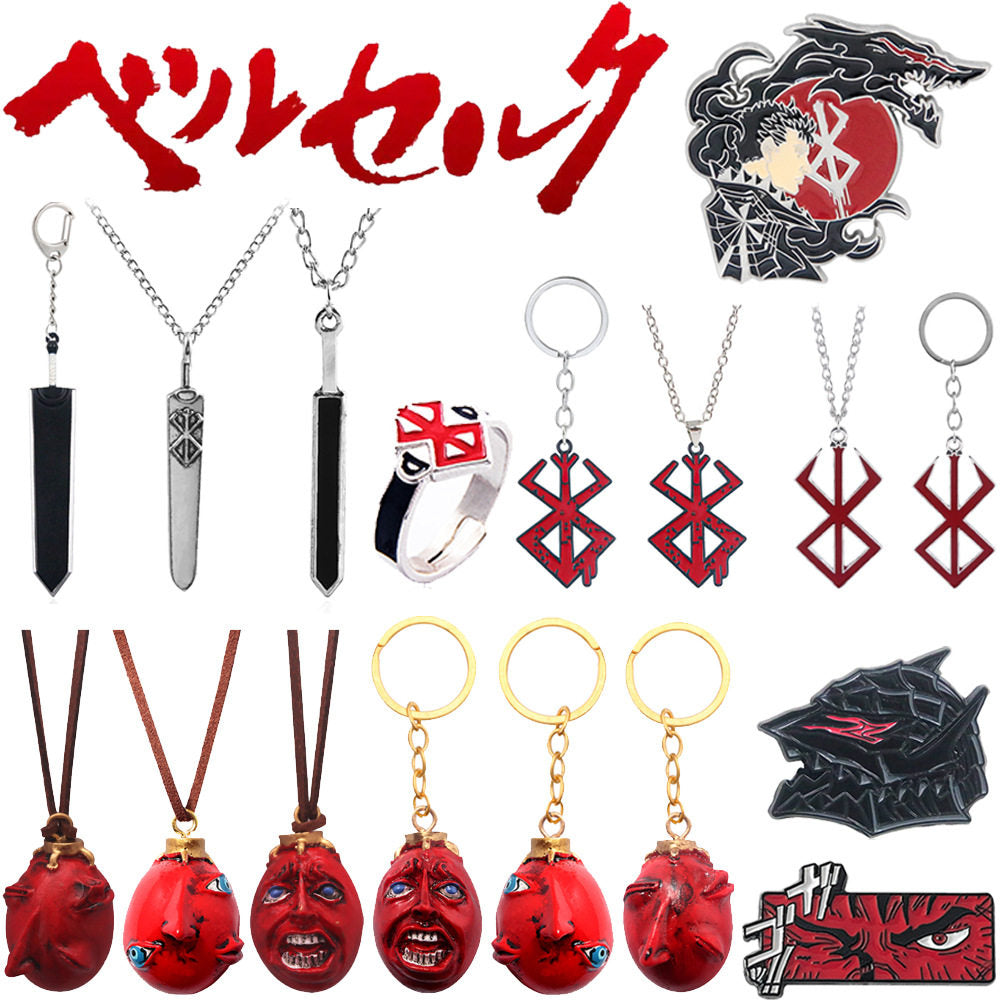 Berserk jewelry - anime-inspired accessory front view
