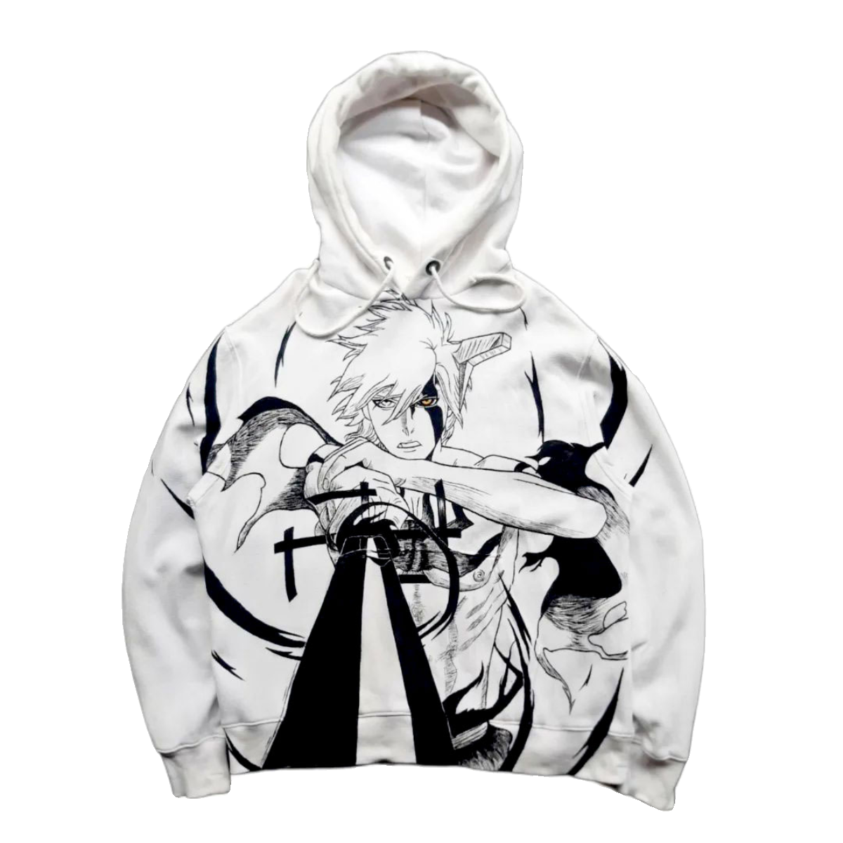Ichigo Kurosaki Spray Painting Hoodie Pre-Order