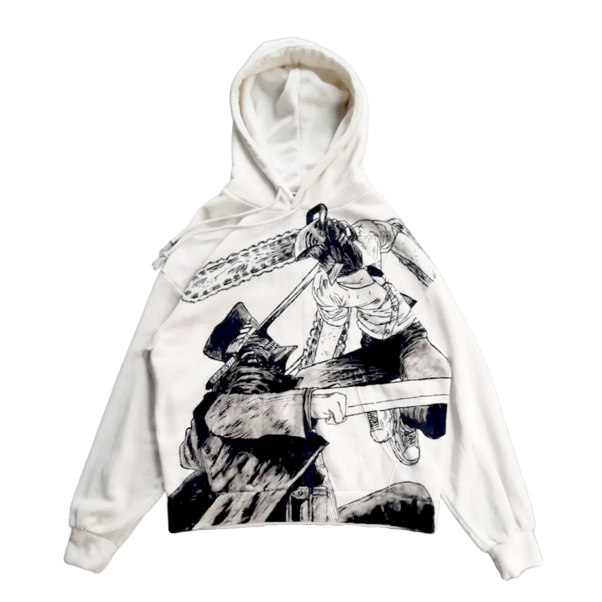 Chainsaw Man Spray Painting Hoodie Pre-Order