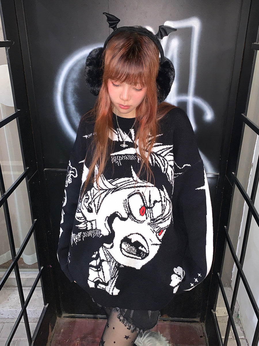 Black Clover Asta Oversized Sweater