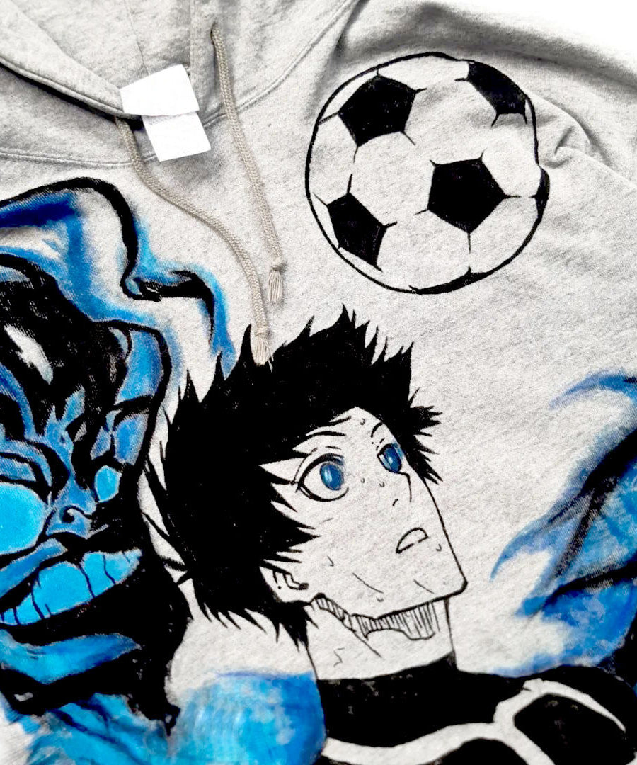 Blue Lock Yoichi Isagi Spray Painting Hoodie Pre-Order