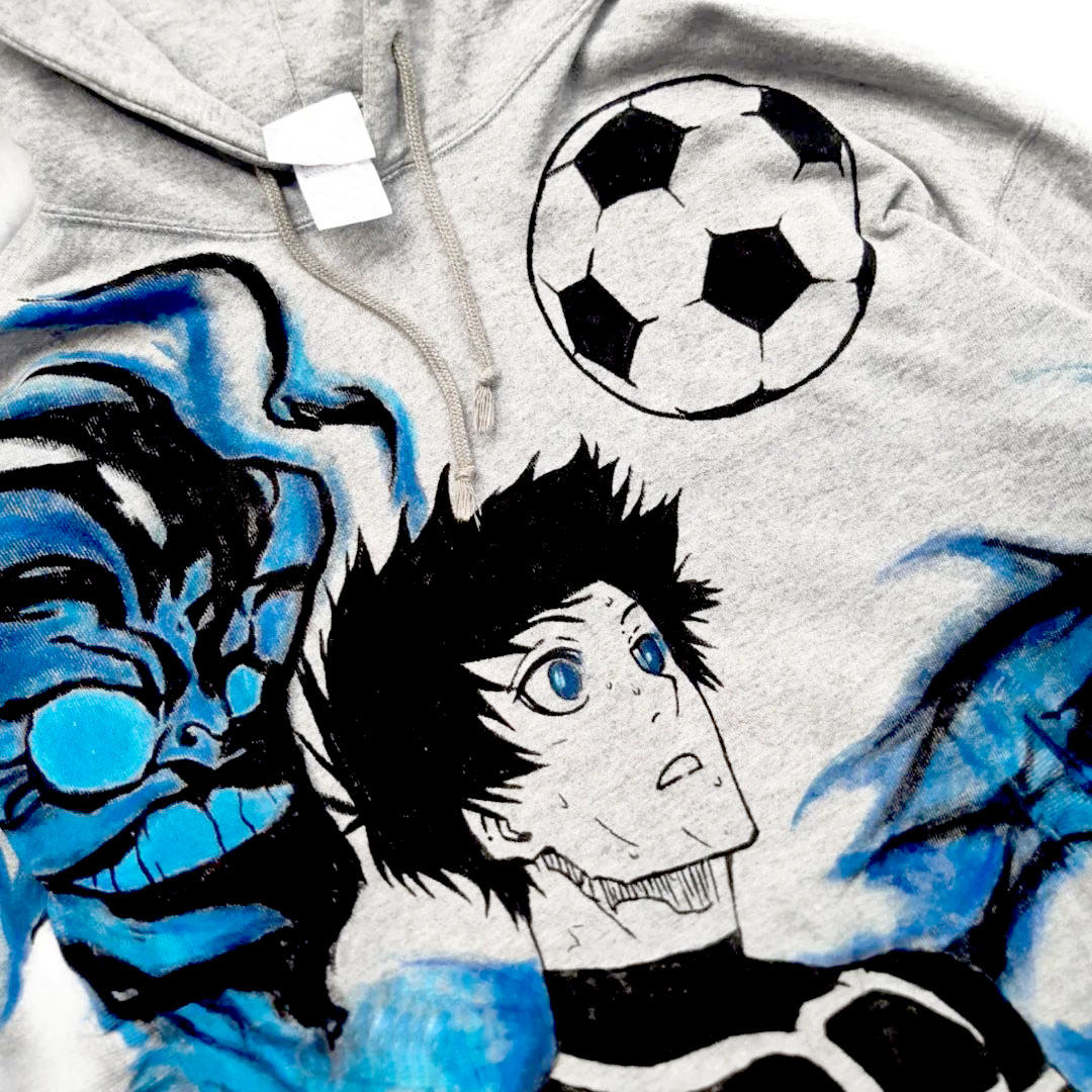 Blue Lock Yoichi Isagi Spray Painting Hoodie Pre-Order