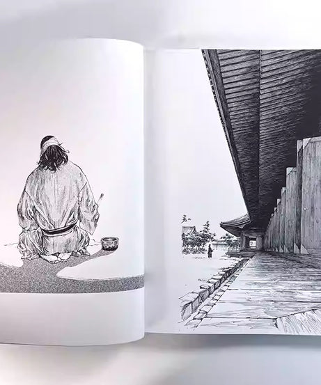 Vagabond art book - premium anime artwork collection design detail