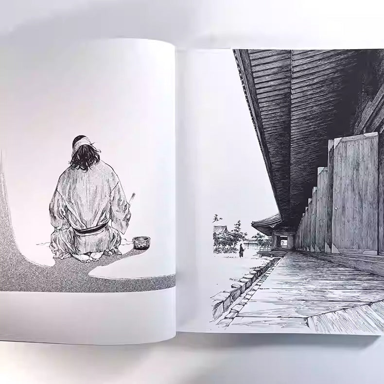 Vagabond art book - premium anime artwork collection design detail