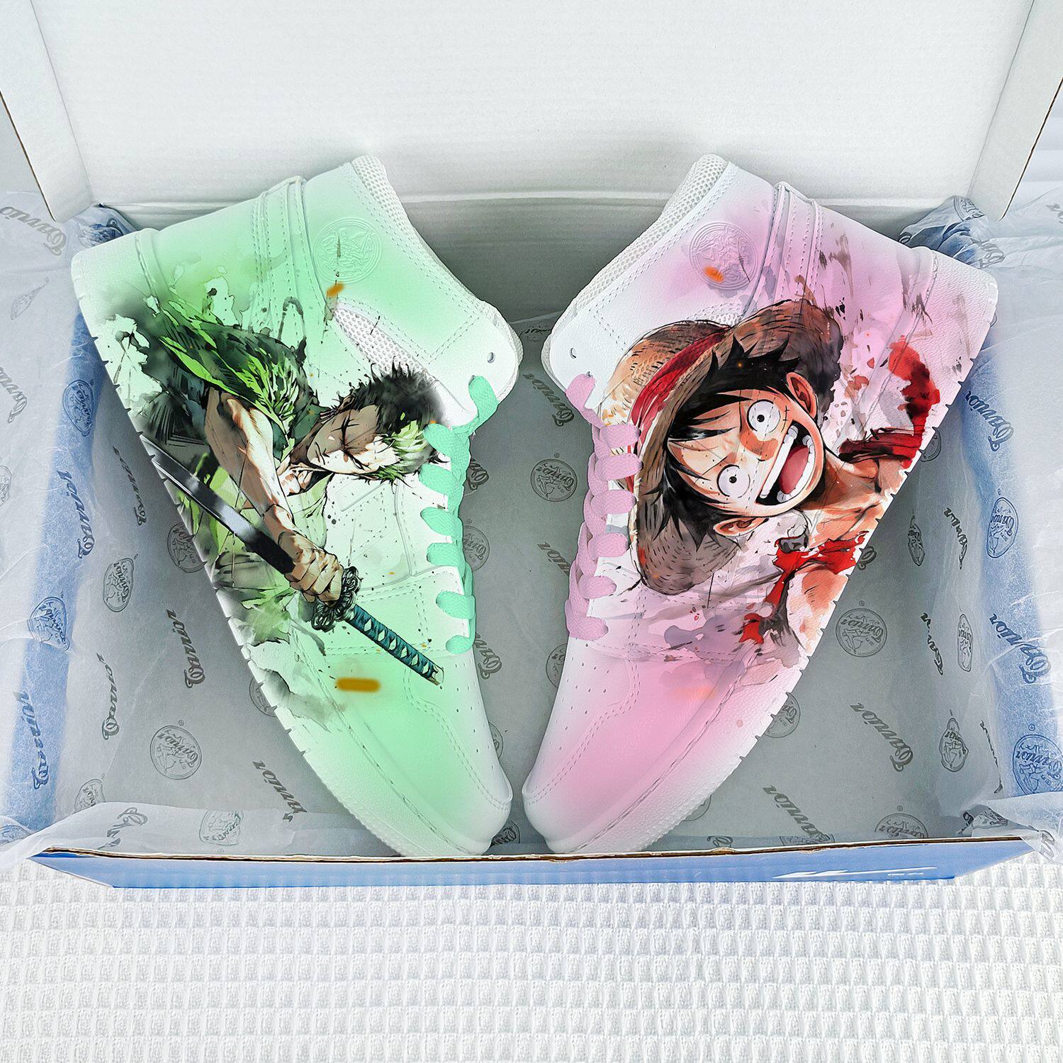 One Piece Zoro & Luffy Sneakers
