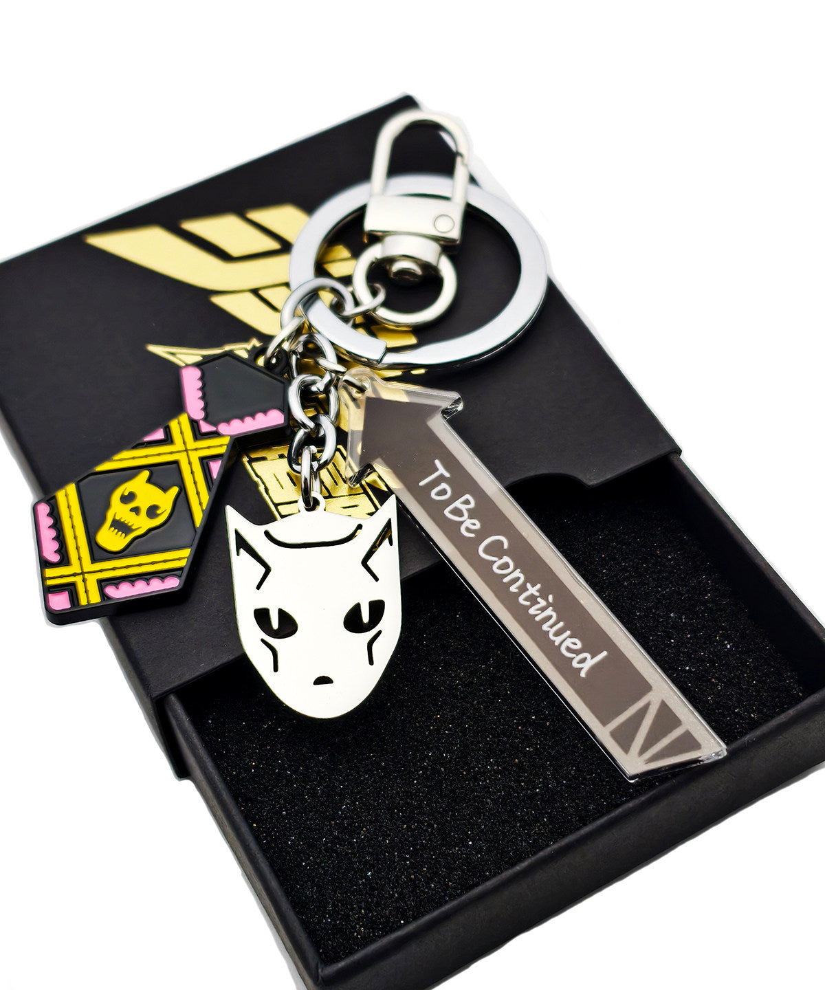 JoJo's Bizarre Adventure keychain - anime collectible accessory front view