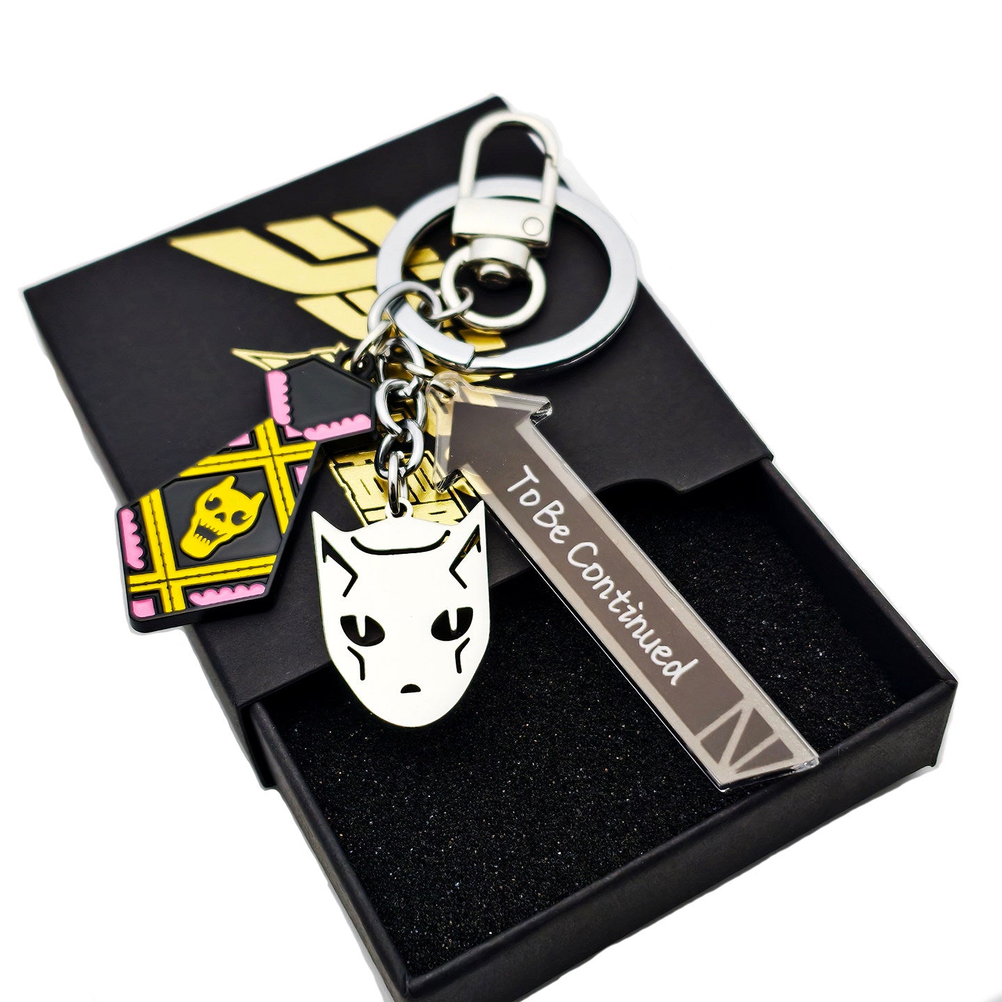 JoJo's Bizarre Adventure keychain - anime collectible accessory front view