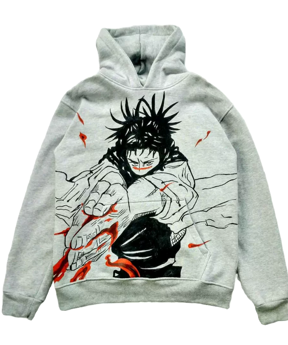 Jujutsu Kaisen Jujutsu Kaisen anime hoodie - oversized streetwear design side view