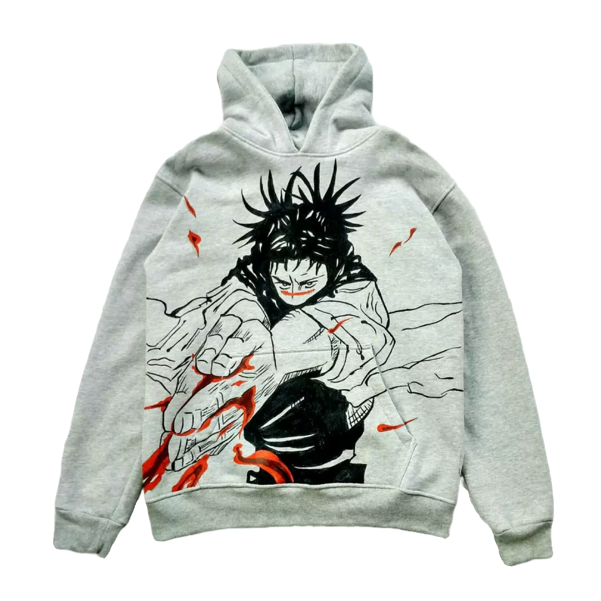 Jujutsu Kaisen Jujutsu Kaisen anime hoodie - oversized streetwear design side view