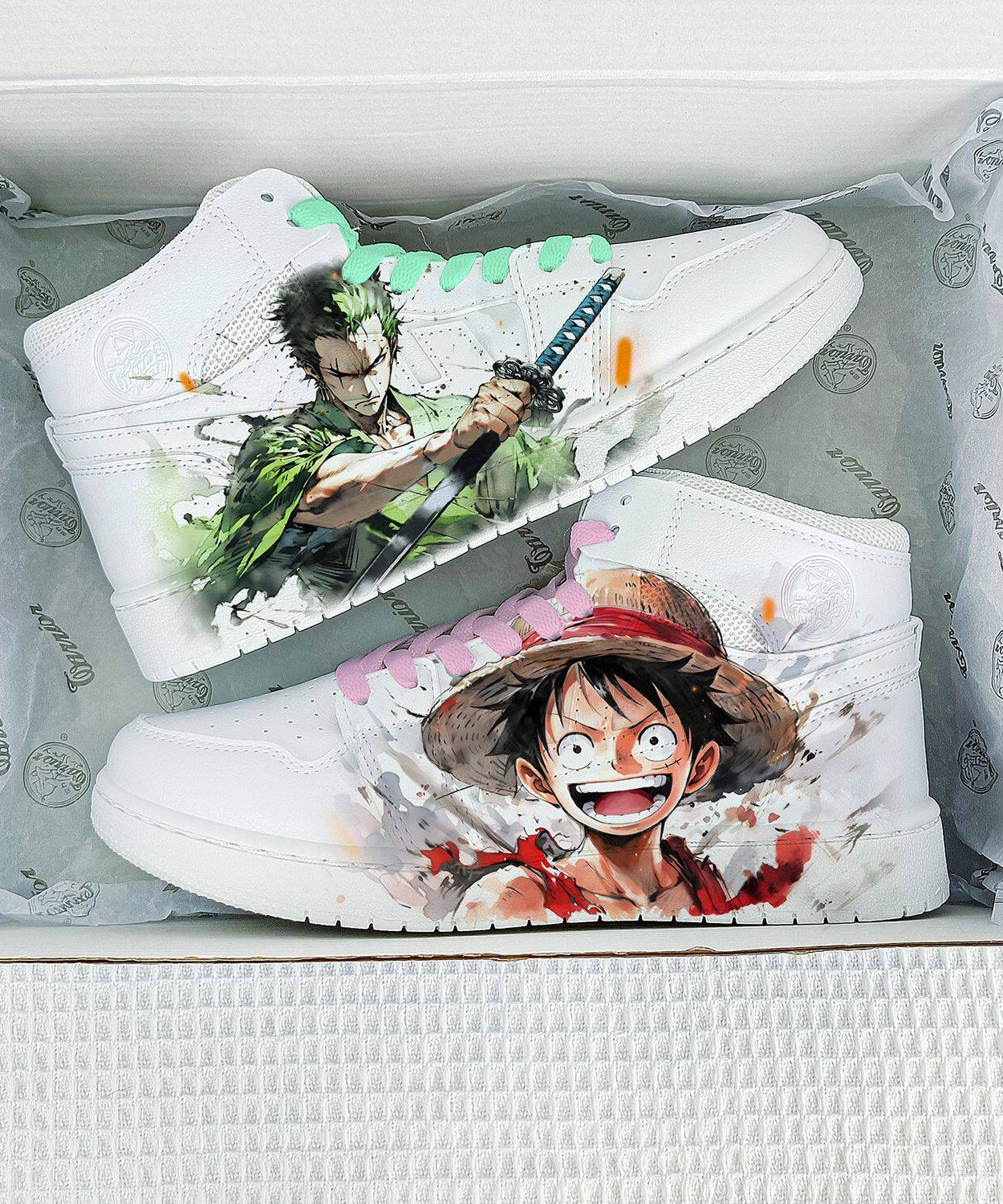 One Piece Zoro & Luffy Sneakers