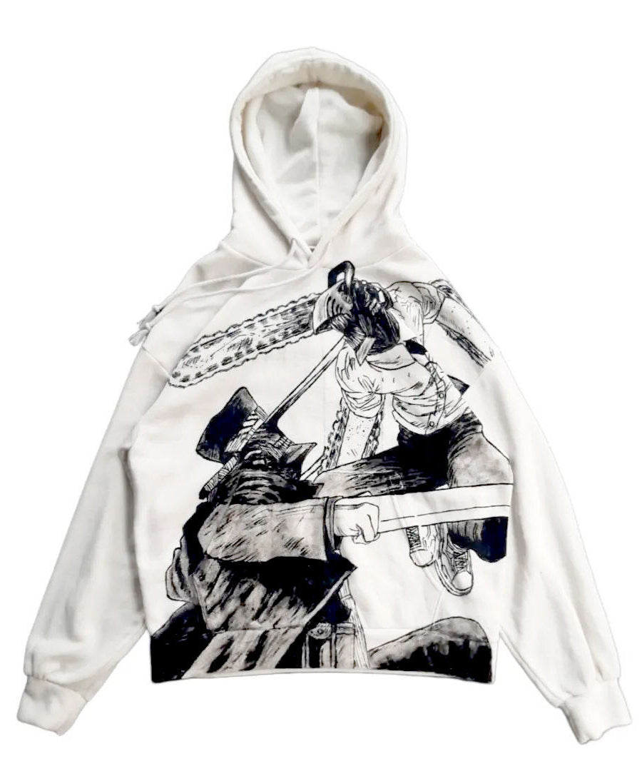 Chainsaw Man Spray Painting Hoodie Pre-Order