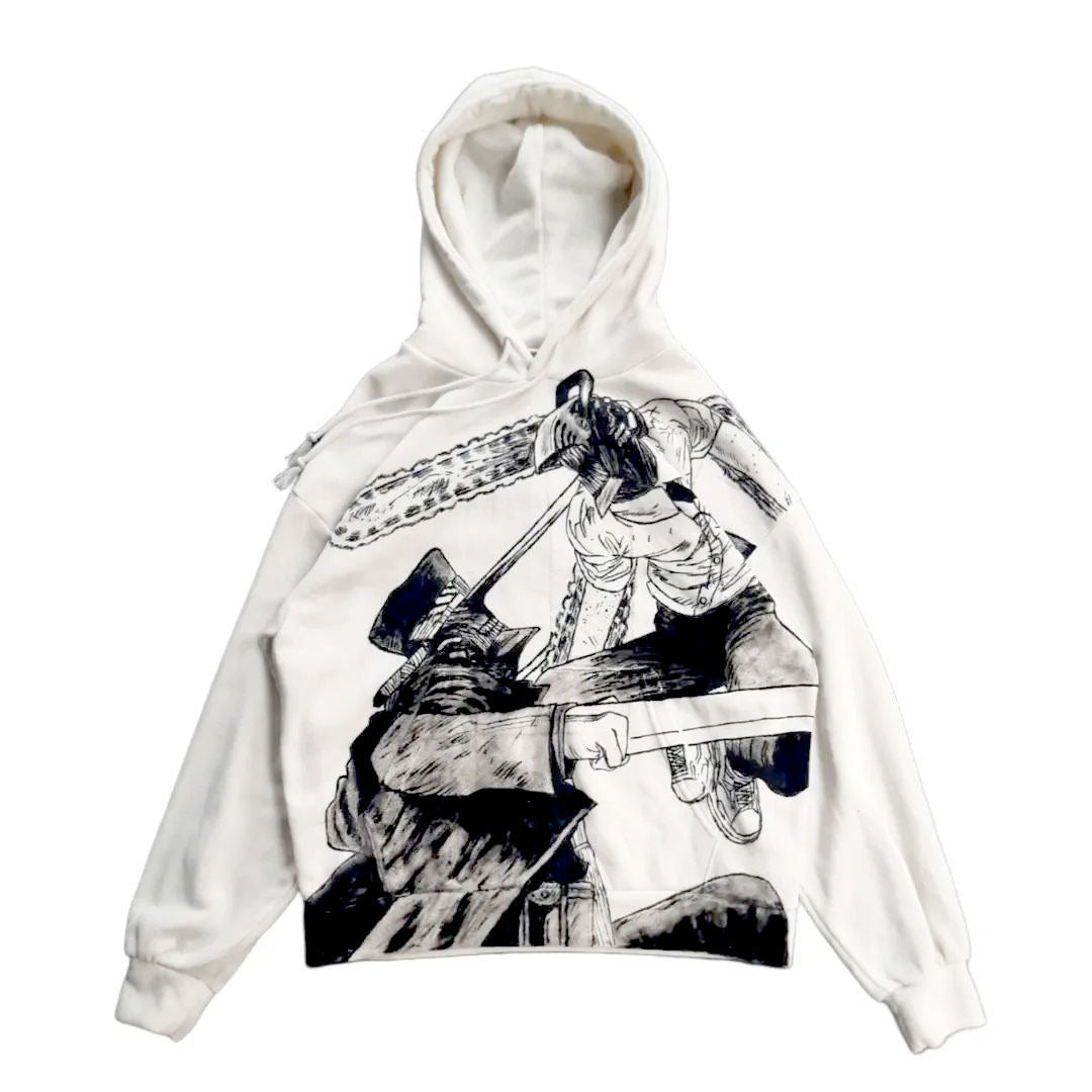 Chainsaw Man Spray Painting Hoodie Pre-Order