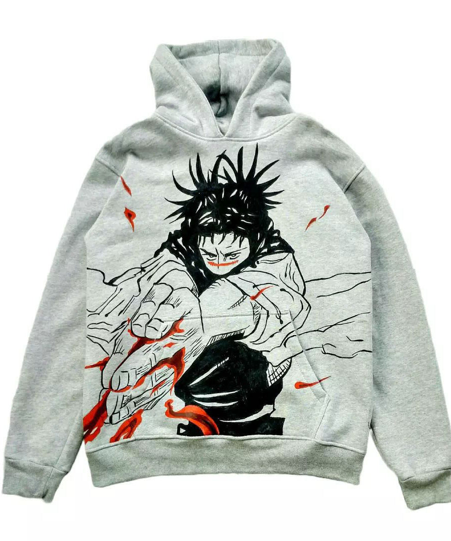 Jujutsu Kaisen Jujutsu Kaisen anime hoodie - oversized streetwear design front view