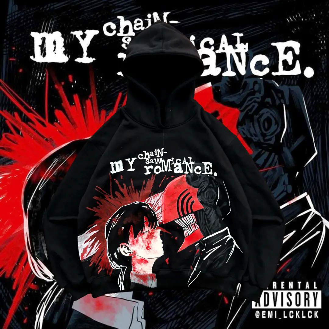 ChainsawMan Makima Spray Painting Hoodie Pre-Order