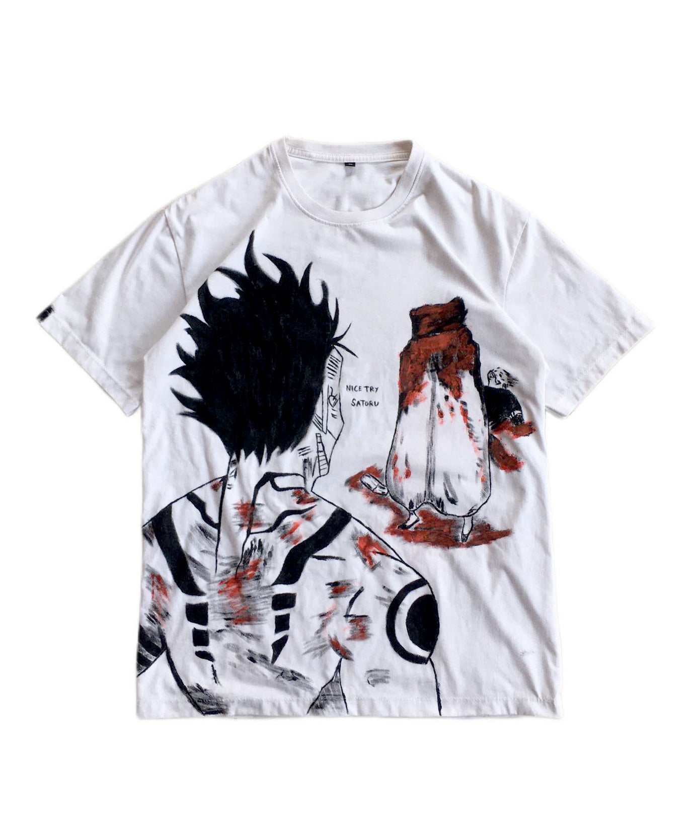 Sukuna X Gojo Spray Painting T-Shirt Pre-Order