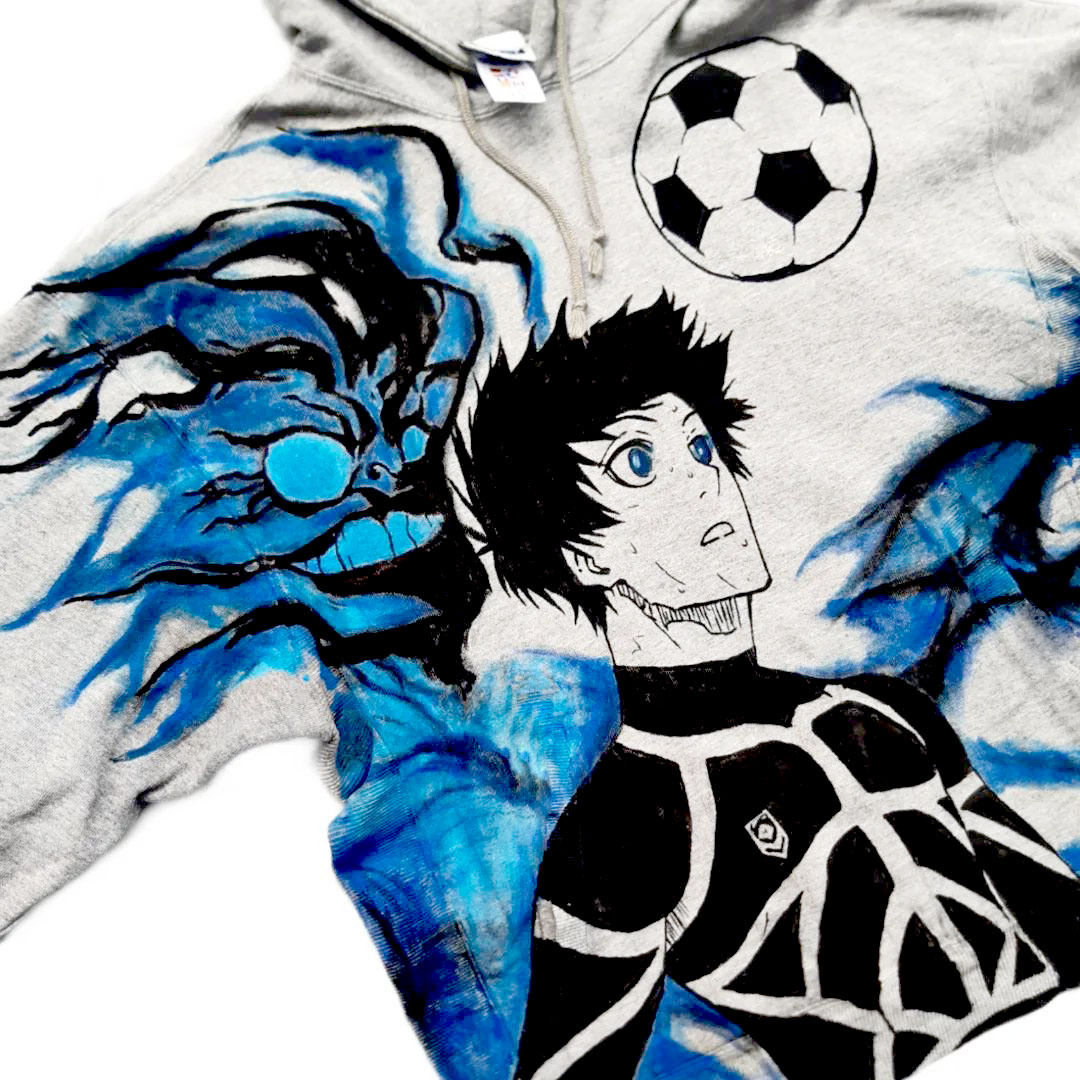 Blue Lock Yoichi Isagi Spray Painting Hoodie Pre-Order