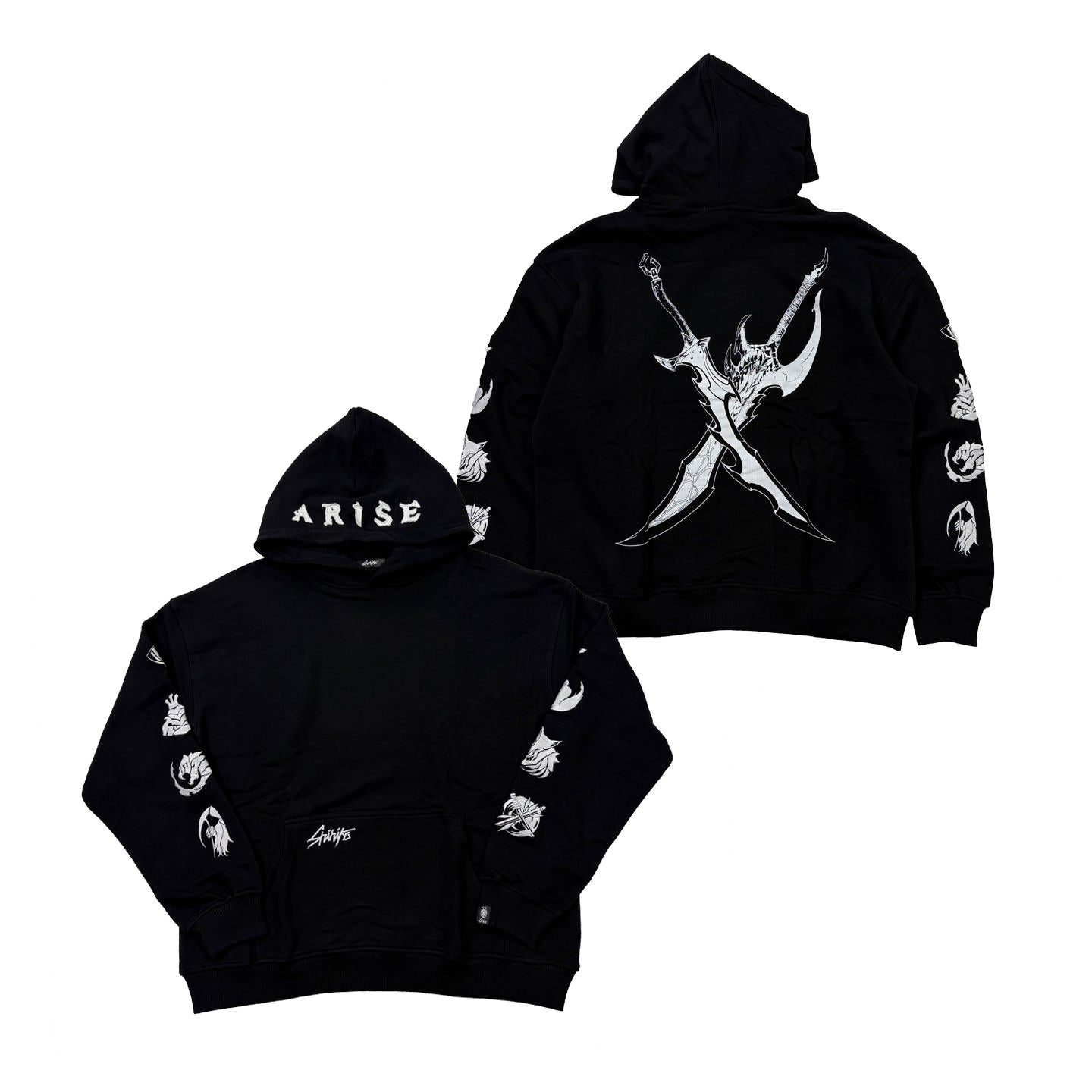 Solo Leveling Embroidered Hoodie