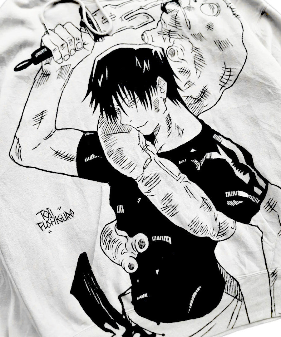 Toji Fushiguro Spray Painting Hoodie Pre-Order