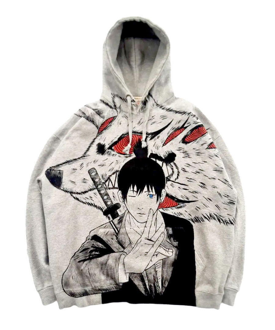 Megumi Fushiguro Spray Painting Hoodie Pre-Order