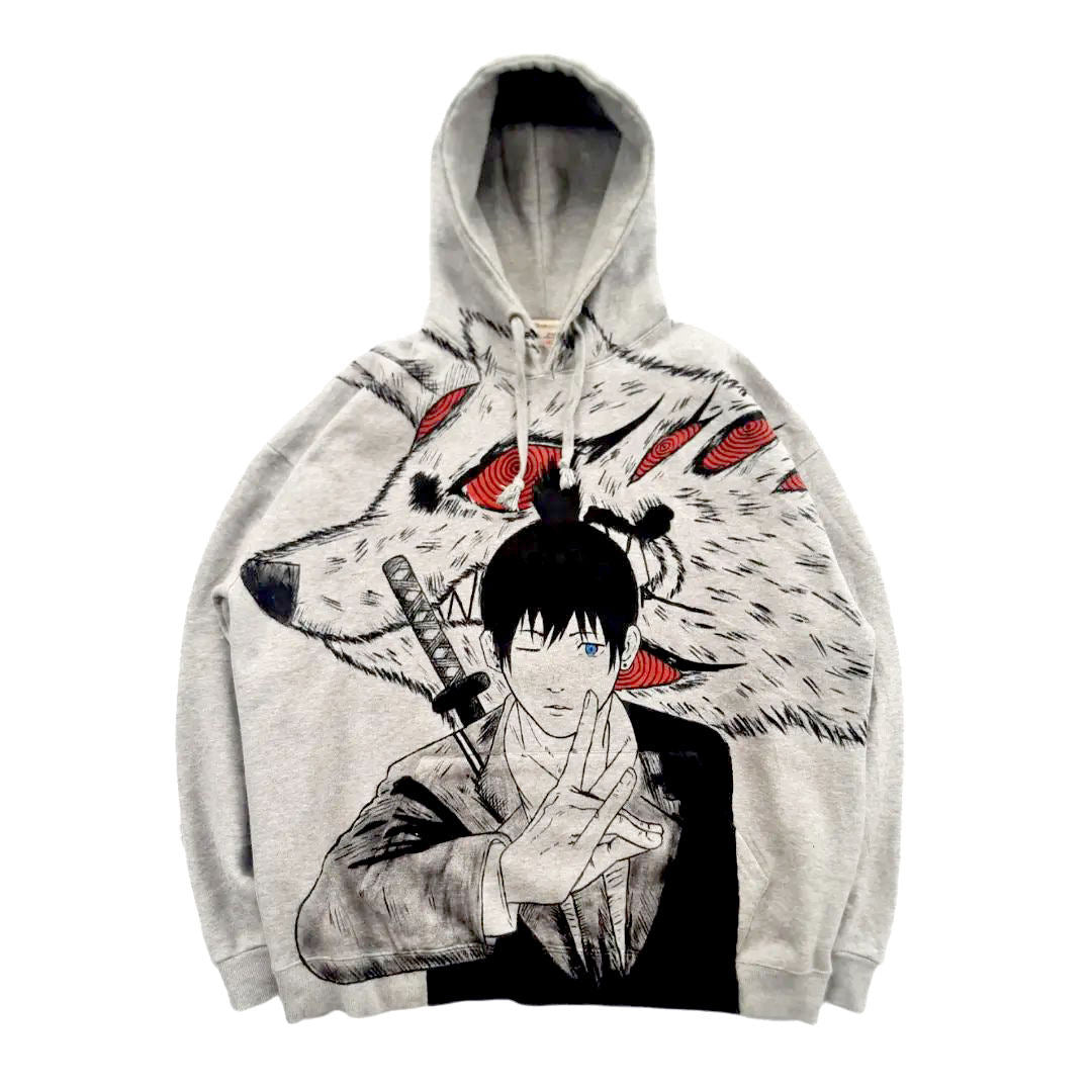 Megumi Fushiguro Spray Painting Hoodie Pre-Order