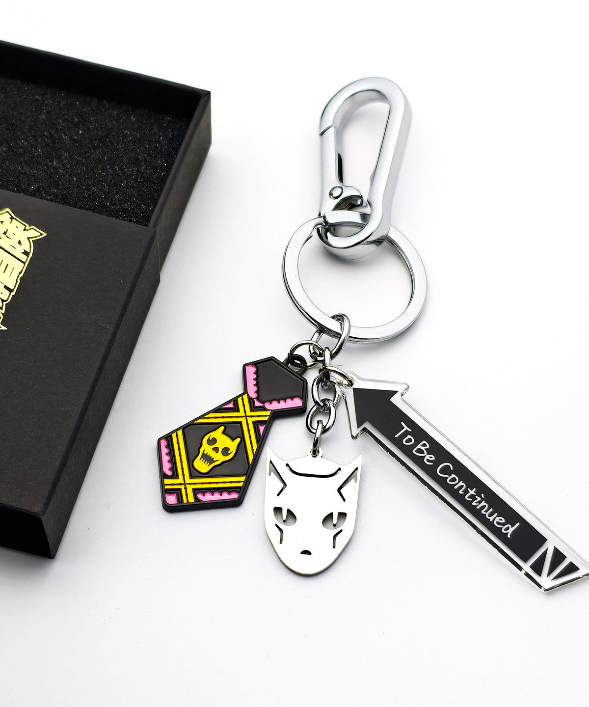 JoJo's Bizarre Adventure keychain - anime collectible accessory design detail