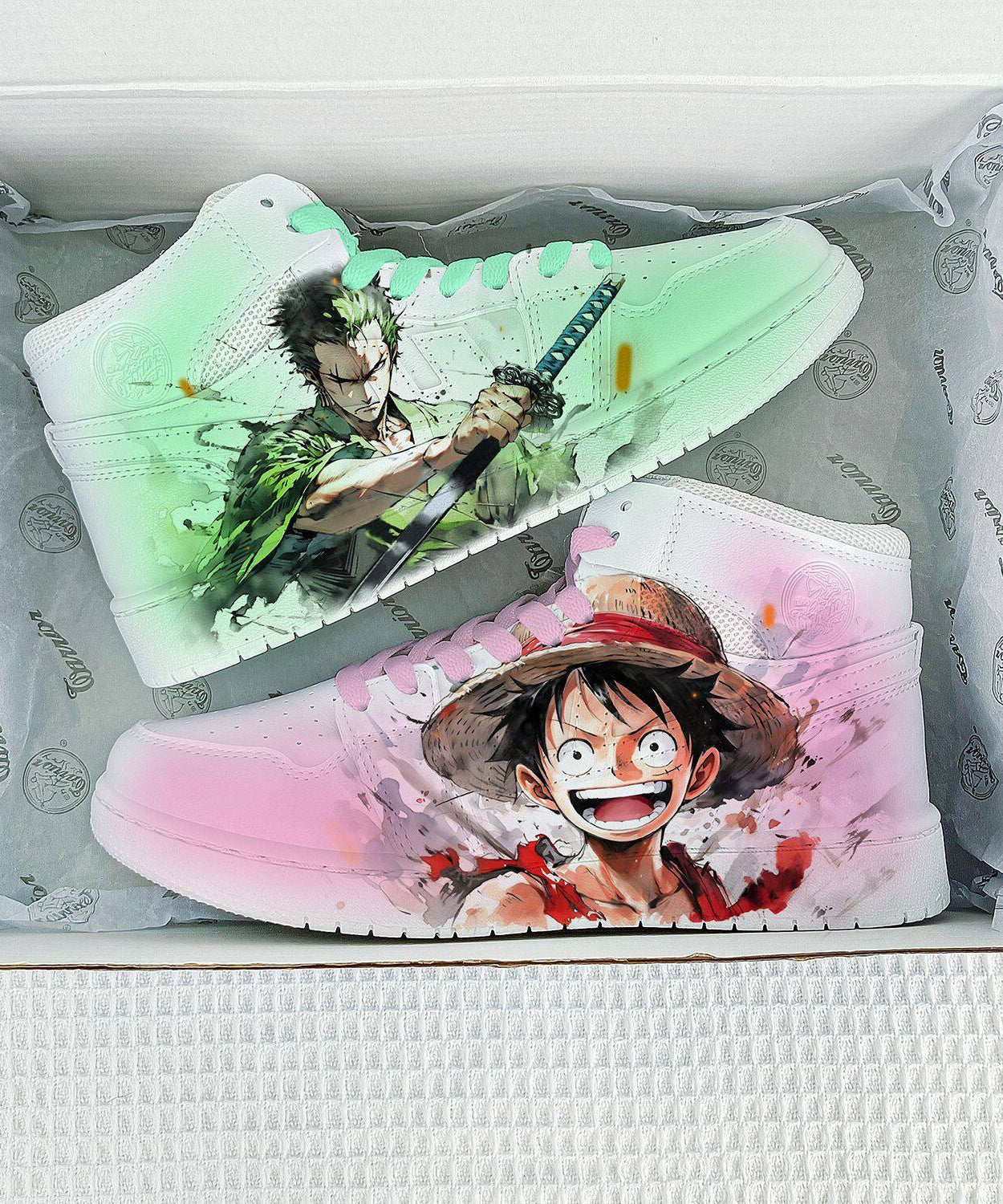One Piece Zoro & Luffy Sneakers