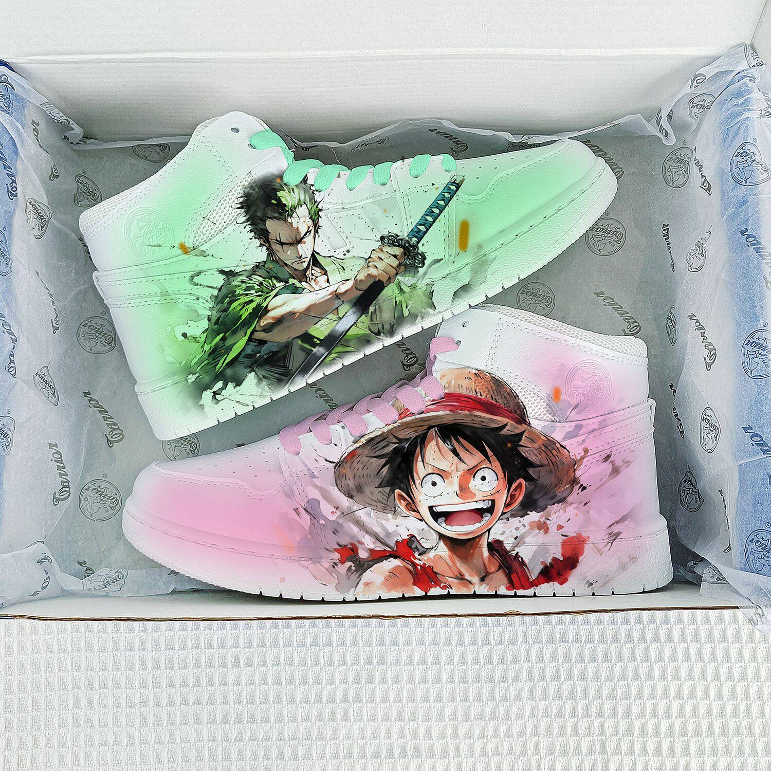 One Piece Zoro & Luffy Sneakers