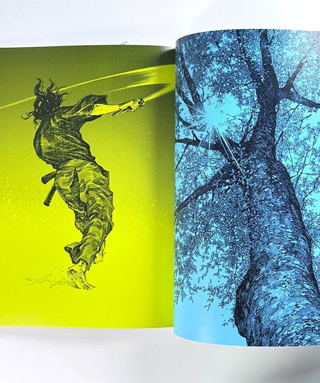 Vagabond art book - premium anime artwork collection side view