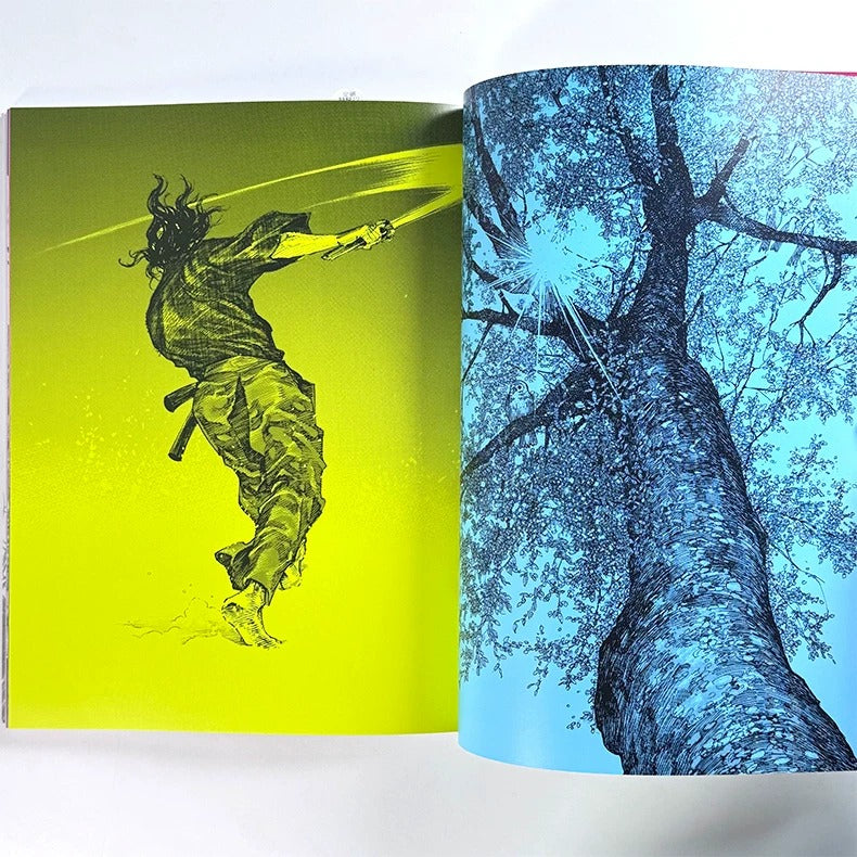 Vagabond art book - premium anime artwork collection side view