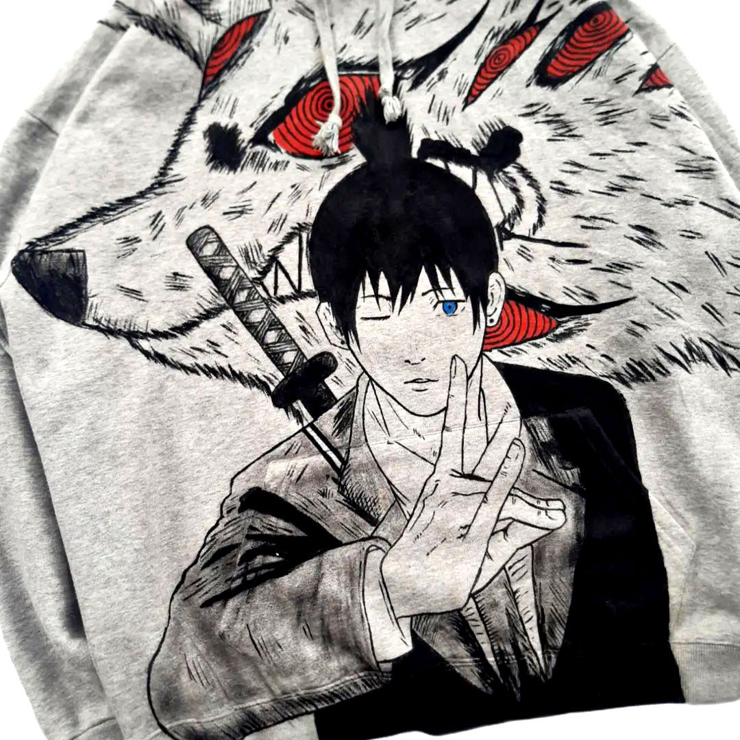 Megumi Fushiguro Spray Painting Hoodie Pre-Order