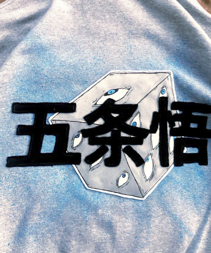 Gojo Satoru Spray Painting Hoodie Pre-Order