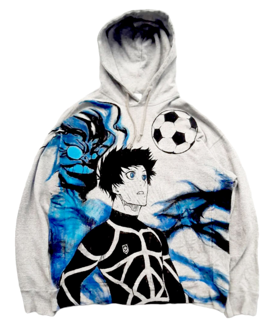 Blue Lock Yoichi Isagi Spray Painting Hoodie Pre-Order