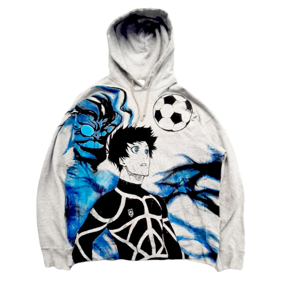 Blue Lock Yoichi Isagi Spray Painting Hoodie Pre-Order