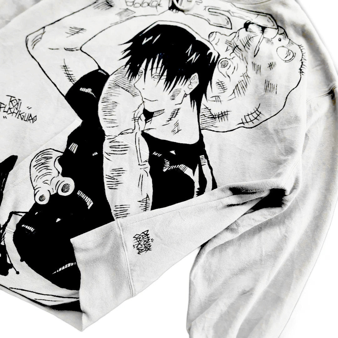 Toji Fushiguro Spray Painting Hoodie Pre-Order