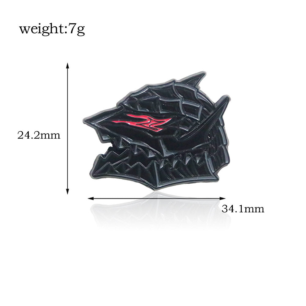 Berserk jewelry - anime-inspired accessory angle view