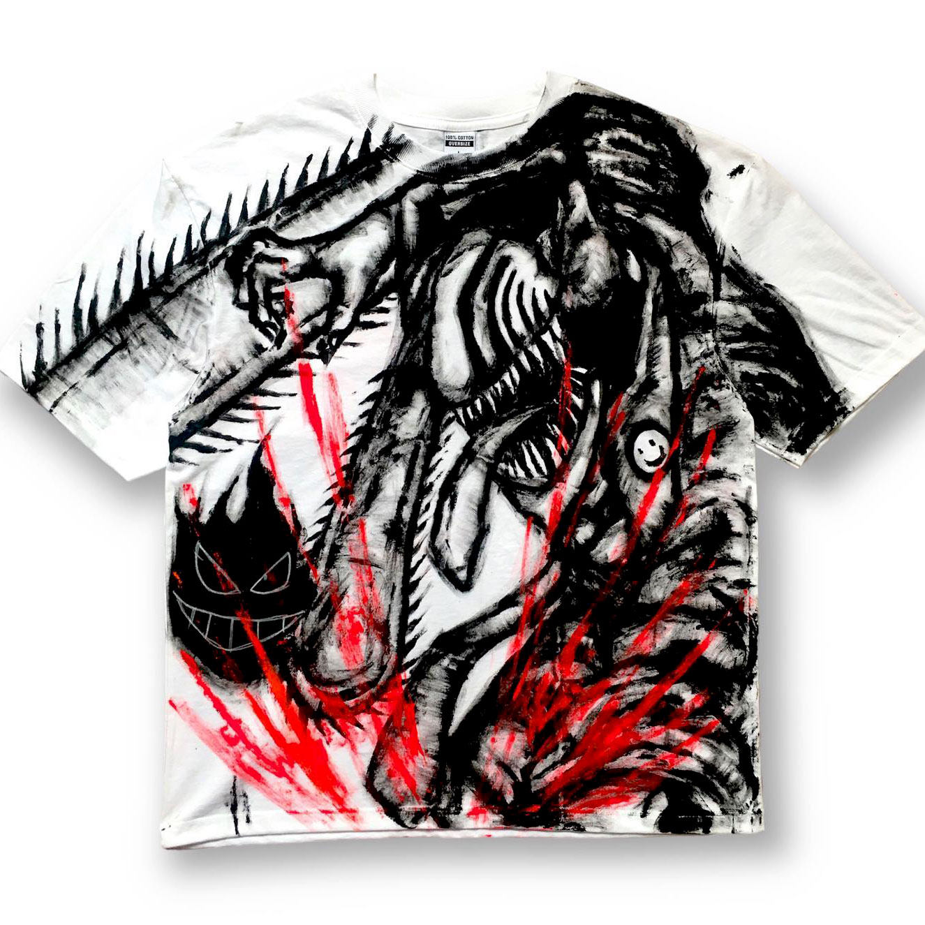 Chainsaw Man Spray Painting T-Shirt Pre-Order