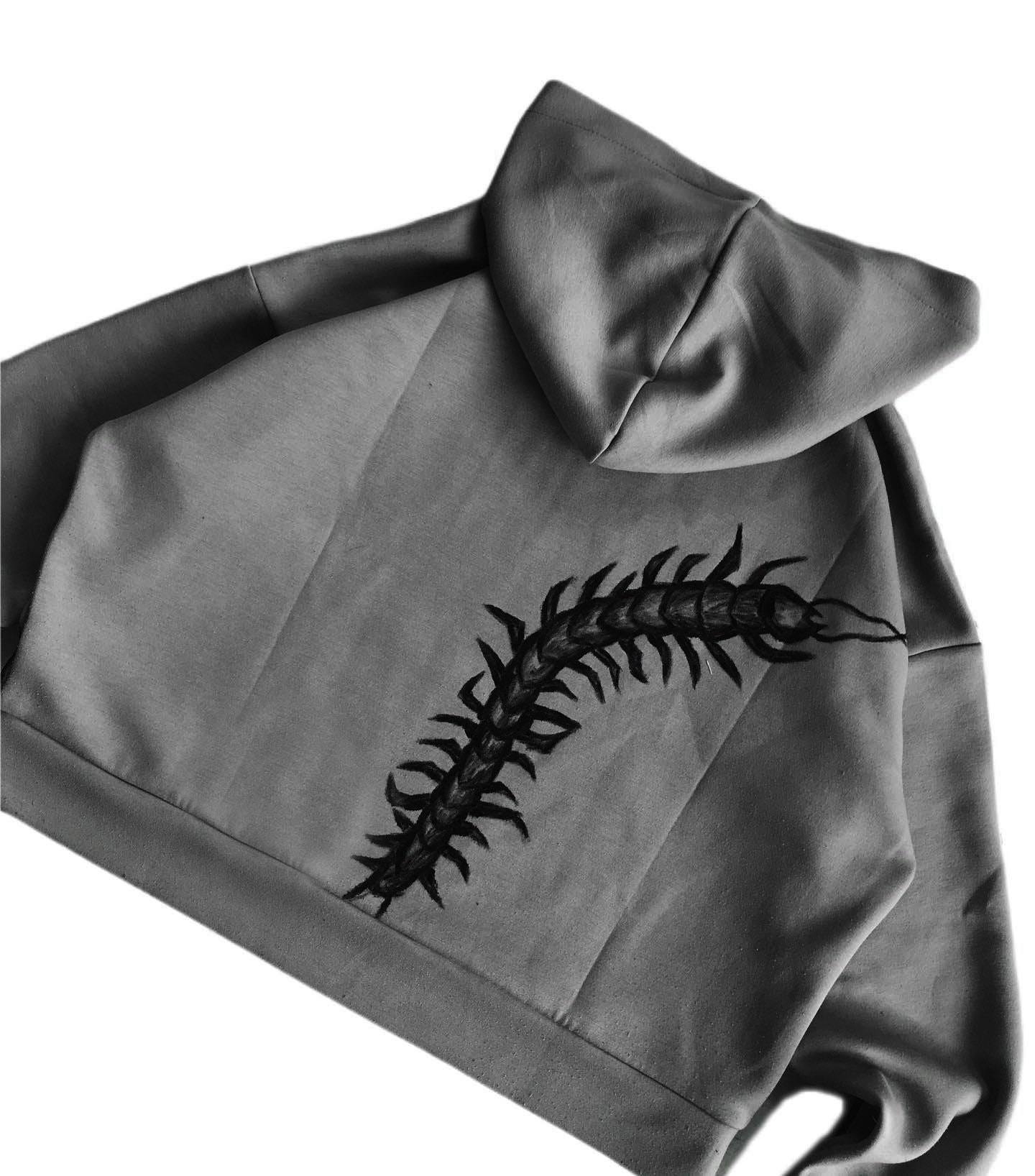 Tokyo Ghoul Ken Kaneki Spray Painting Hoodie Pre-Order