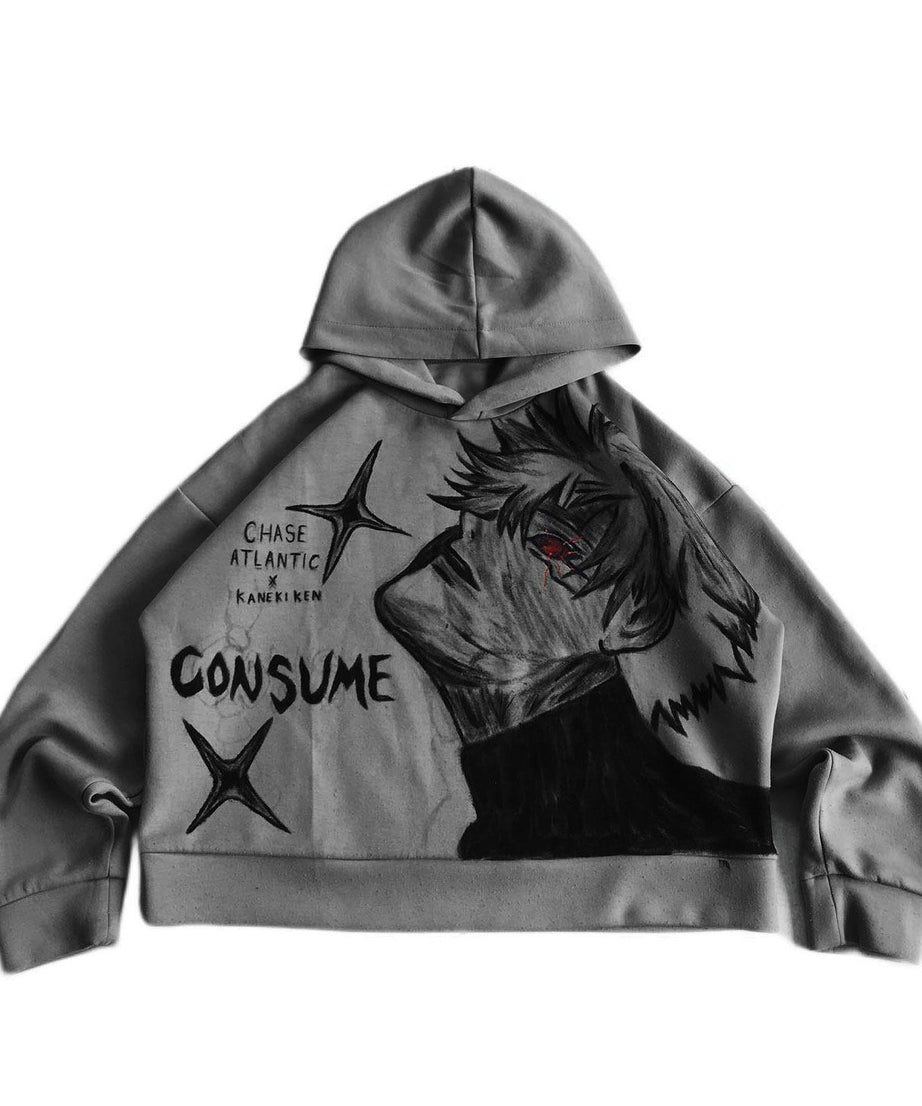 Tokyo Ghoul Ken Kaneki Spray Painting Hoodie Pre-Order