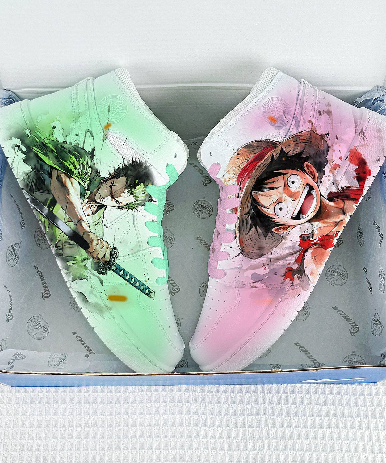 One Piece Zoro & Luffy Sneakers