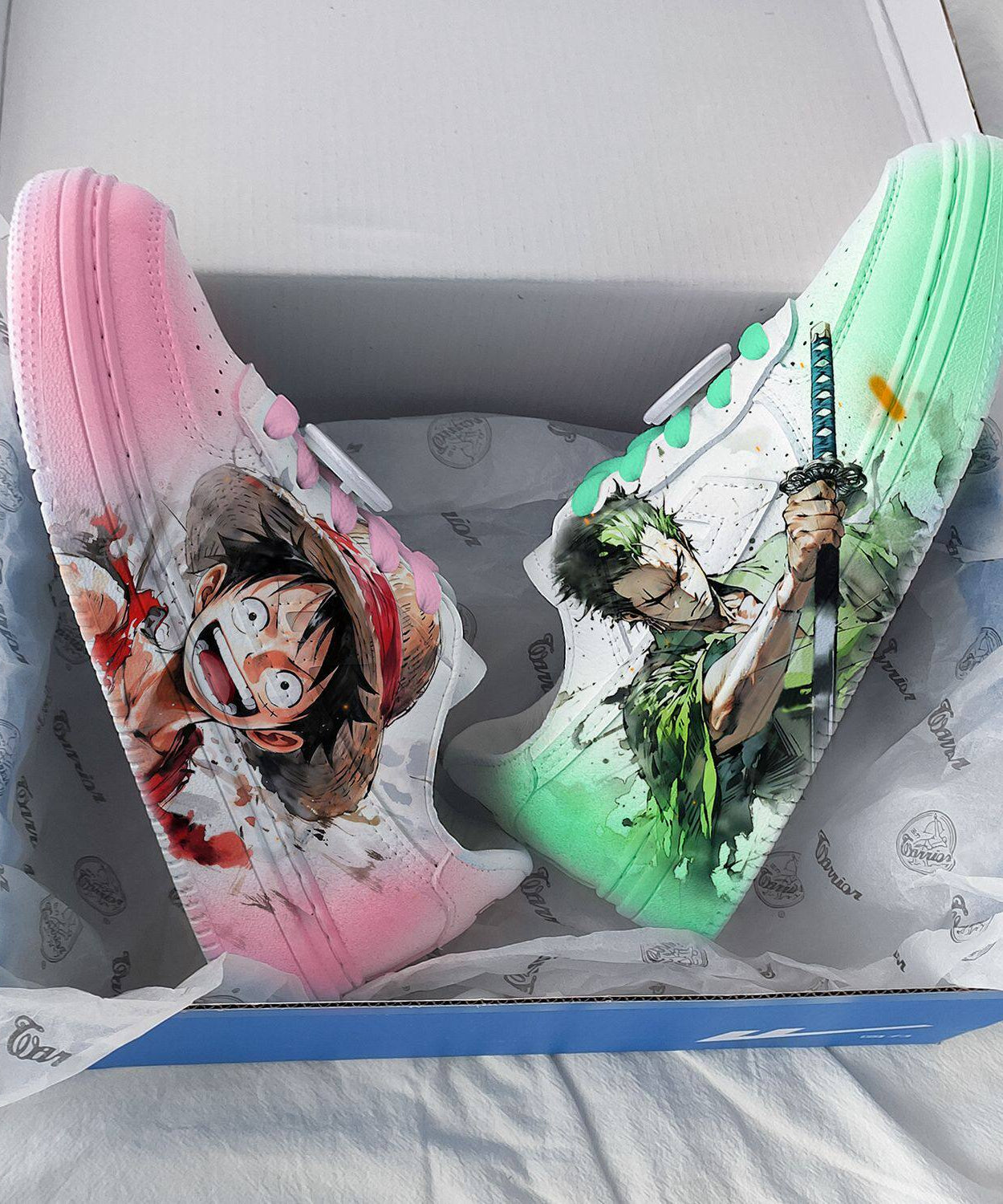 One Piece Zoro & Luffy Sneakers